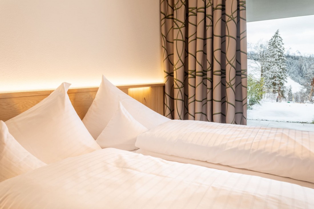 Schlafzimmer Ferienapartment Haus BergLeben