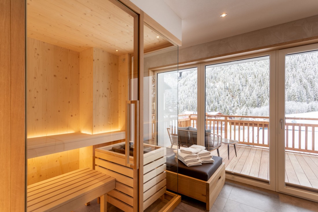 Private Sauna mit herrlicher Aussicht auf das Familienskigebiet Werfenweng im Salzburger Land
