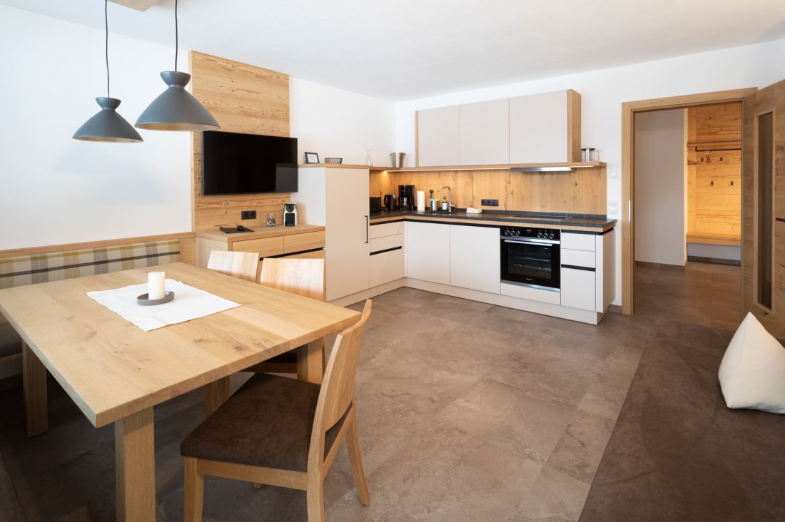 Wohnküche Gartenaparment BergLeben Zaglauhof