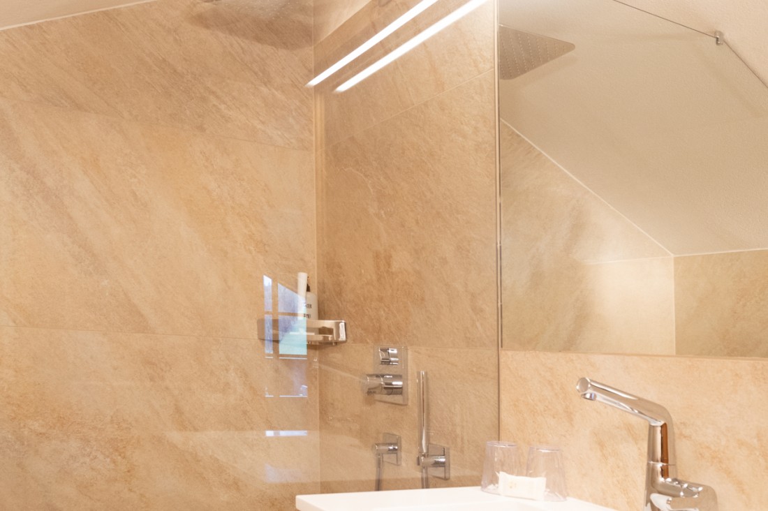 Badezimmer im Landhaus Zaglauhof Ferienwohnungen direkt an der Sikipiste