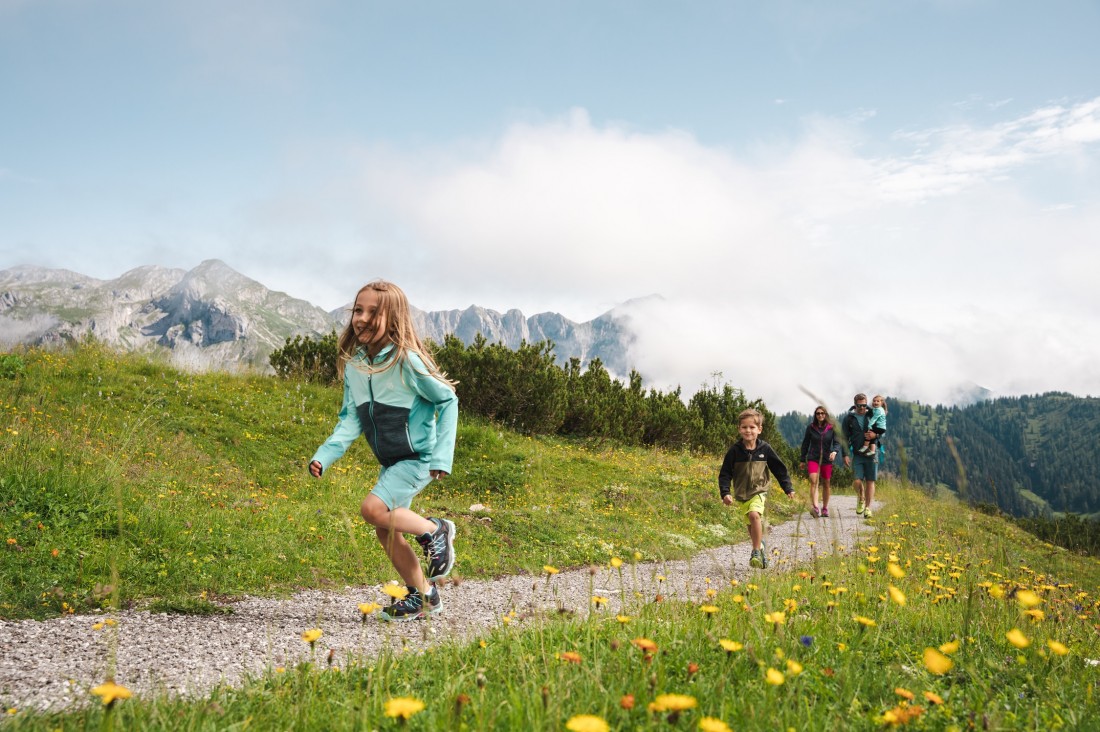 Wandertag mit der Familie bei den Bergbahnen Werfenweng