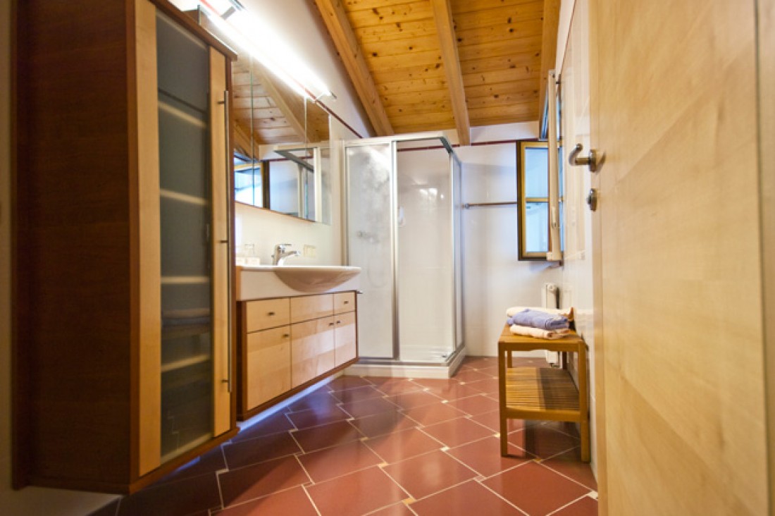 Badezimmer Ferienwohnung Wieseck im Landhaus Zaglauhof