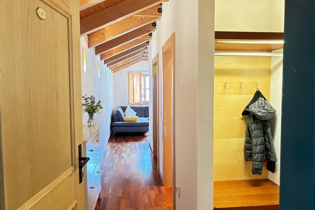 geräumige Garderobe für 2 Personen Ferienwohnung Wieseck im Landhaus am Zaglauhof